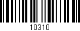 Código de barras (EAN, GTIN, SKU, ISBN): '10310'