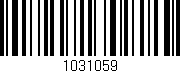 Código de barras (EAN, GTIN, SKU, ISBN): '1031059'
