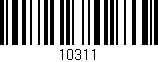 Código de barras (EAN, GTIN, SKU, ISBN): '10311'