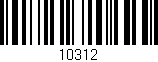 Código de barras (EAN, GTIN, SKU, ISBN): '10312'