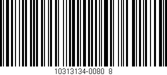 Código de barras (EAN, GTIN, SKU, ISBN): '10313134-0080_8'