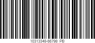 Código de barras (EAN, GTIN, SKU, ISBN): '10313348-66798_PB'