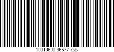 Código de barras (EAN, GTIN, SKU, ISBN): '10313600-66577_GB'