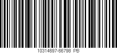Código de barras (EAN, GTIN, SKU, ISBN): '10314697-66798_PB'