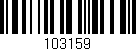 Código de barras (EAN, GTIN, SKU, ISBN): '103159'