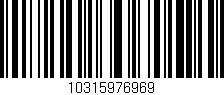 Código de barras (EAN, GTIN, SKU, ISBN): '10315976969'