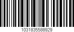 Código de barras (EAN, GTIN, SKU, ISBN): '1031835588929'