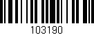 Código de barras (EAN, GTIN, SKU, ISBN): '103190'