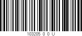 Código de barras (EAN, GTIN, SKU, ISBN): '103205_0_0_U'