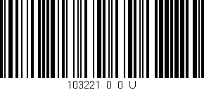 Código de barras (EAN, GTIN, SKU, ISBN): '103221_0_0_U'