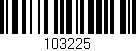 Código de barras (EAN, GTIN, SKU, ISBN): '103225'
