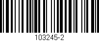 Código de barras (EAN, GTIN, SKU, ISBN): '103245-2'
