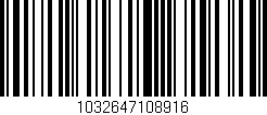 Código de barras (EAN, GTIN, SKU, ISBN): '1032647108916'