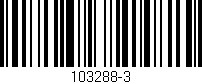 Código de barras (EAN, GTIN, SKU, ISBN): '103288-3'