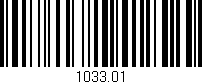 Código de barras (EAN, GTIN, SKU, ISBN): '1033.01'