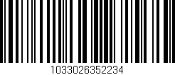 Código de barras (EAN, GTIN, SKU, ISBN): '1033026352234'