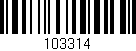 Código de barras (EAN, GTIN, SKU, ISBN): '103314'