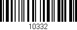 Código de barras (EAN, GTIN, SKU, ISBN): '10332'