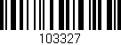 Código de barras (EAN, GTIN, SKU, ISBN): '103327'
