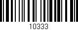 Código de barras (EAN, GTIN, SKU, ISBN): '10333'