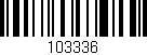 Código de barras (EAN, GTIN, SKU, ISBN): '103336'