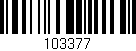 Código de barras (EAN, GTIN, SKU, ISBN): '103377'