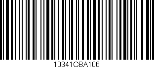 Código de barras (EAN, GTIN, SKU, ISBN): '10341CBA106'