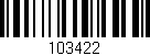Código de barras (EAN, GTIN, SKU, ISBN): '103422'