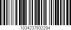 Código de barras (EAN, GTIN, SKU, ISBN): '1034237832294'