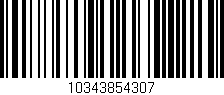 Código de barras (EAN, GTIN, SKU, ISBN): '10343854307'