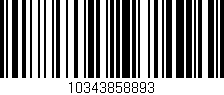 Código de barras (EAN, GTIN, SKU, ISBN): '10343858893'