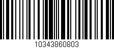 Código de barras (EAN, GTIN, SKU, ISBN): '10343860803'