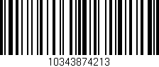 Código de barras (EAN, GTIN, SKU, ISBN): '10343874213'