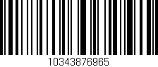 Código de barras (EAN, GTIN, SKU, ISBN): '10343876965'