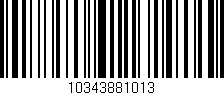 Código de barras (EAN, GTIN, SKU, ISBN): '10343881013'