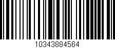 Código de barras (EAN, GTIN, SKU, ISBN): '10343884564'