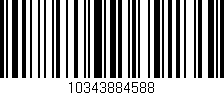 Código de barras (EAN, GTIN, SKU, ISBN): '10343884588'