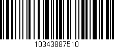 Código de barras (EAN, GTIN, SKU, ISBN): '10343887510'