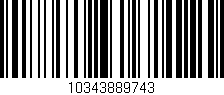 Código de barras (EAN, GTIN, SKU, ISBN): '10343889743'