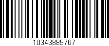 Código de barras (EAN, GTIN, SKU, ISBN): '10343889767'