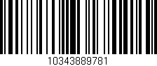 Código de barras (EAN, GTIN, SKU, ISBN): '10343889781'