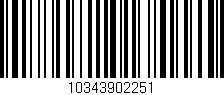 Código de barras (EAN, GTIN, SKU, ISBN): '10343902251'