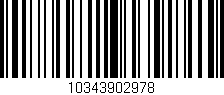 Código de barras (EAN, GTIN, SKU, ISBN): '10343902978'