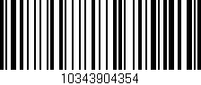 Código de barras (EAN, GTIN, SKU, ISBN): '10343904354'