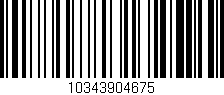 Código de barras (EAN, GTIN, SKU, ISBN): '10343904675'