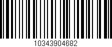 Código de barras (EAN, GTIN, SKU, ISBN): '10343904682'