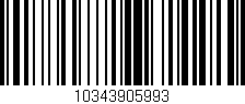 Código de barras (EAN, GTIN, SKU, ISBN): '10343905993'