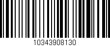Código de barras (EAN, GTIN, SKU, ISBN): '10343908130'