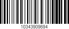 Código de barras (EAN, GTIN, SKU, ISBN): '10343909694'