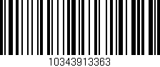 Código de barras (EAN, GTIN, SKU, ISBN): '10343913363'